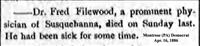 Filewood, Dr. Fred